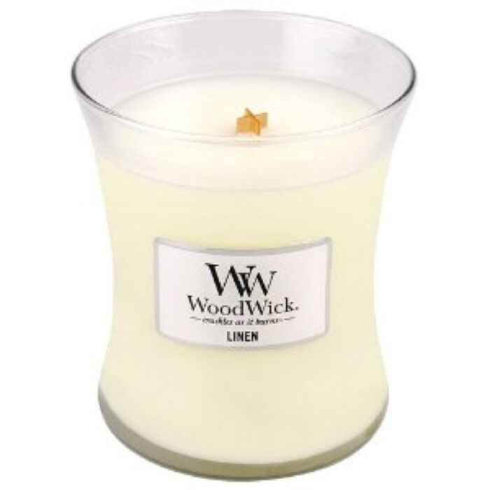 WoodWick® Medium Candle - Linen-1
